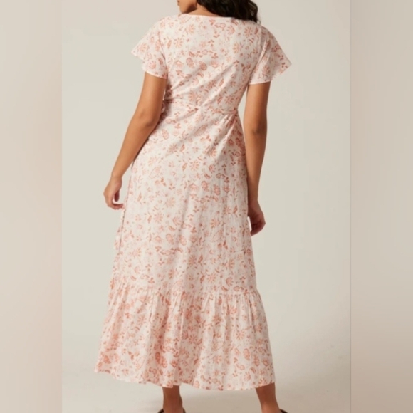 Bila Blush Floral High Low Dress - Picture 3 of 7